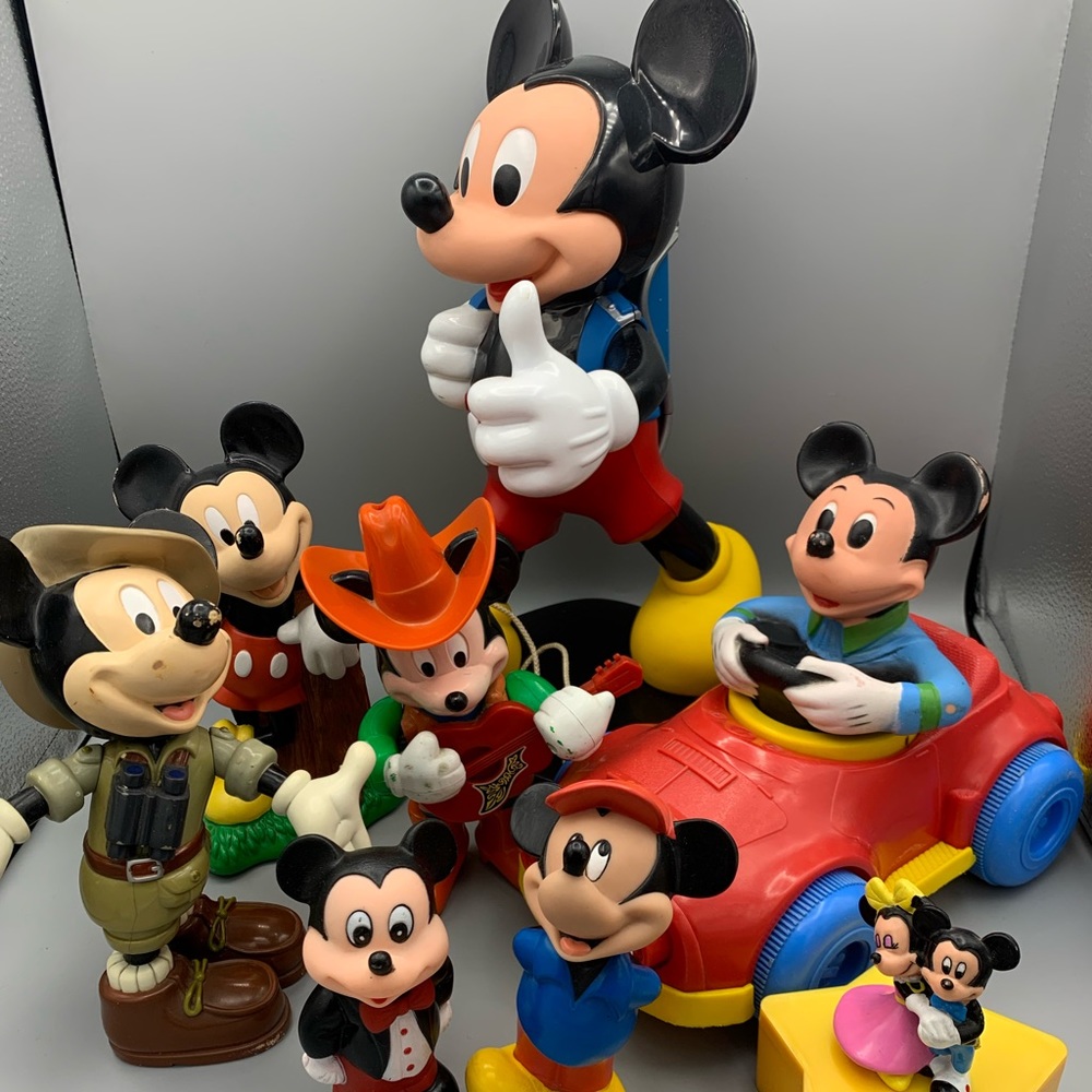 Vintage Mickey Mouse Toy bundle
